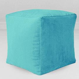 Пуфик-кубик Ментол, мебельная ткань Киви